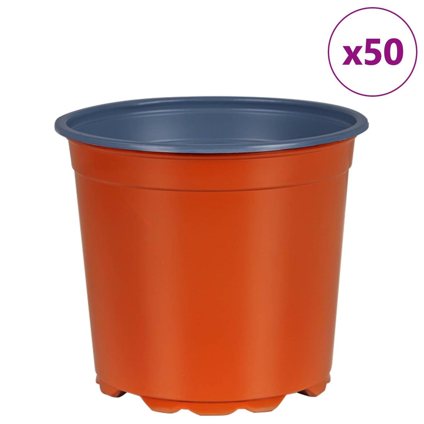 Vaso per Fiori 50 pcs Ceramica Ø 15 x 12.5 cm Plastica