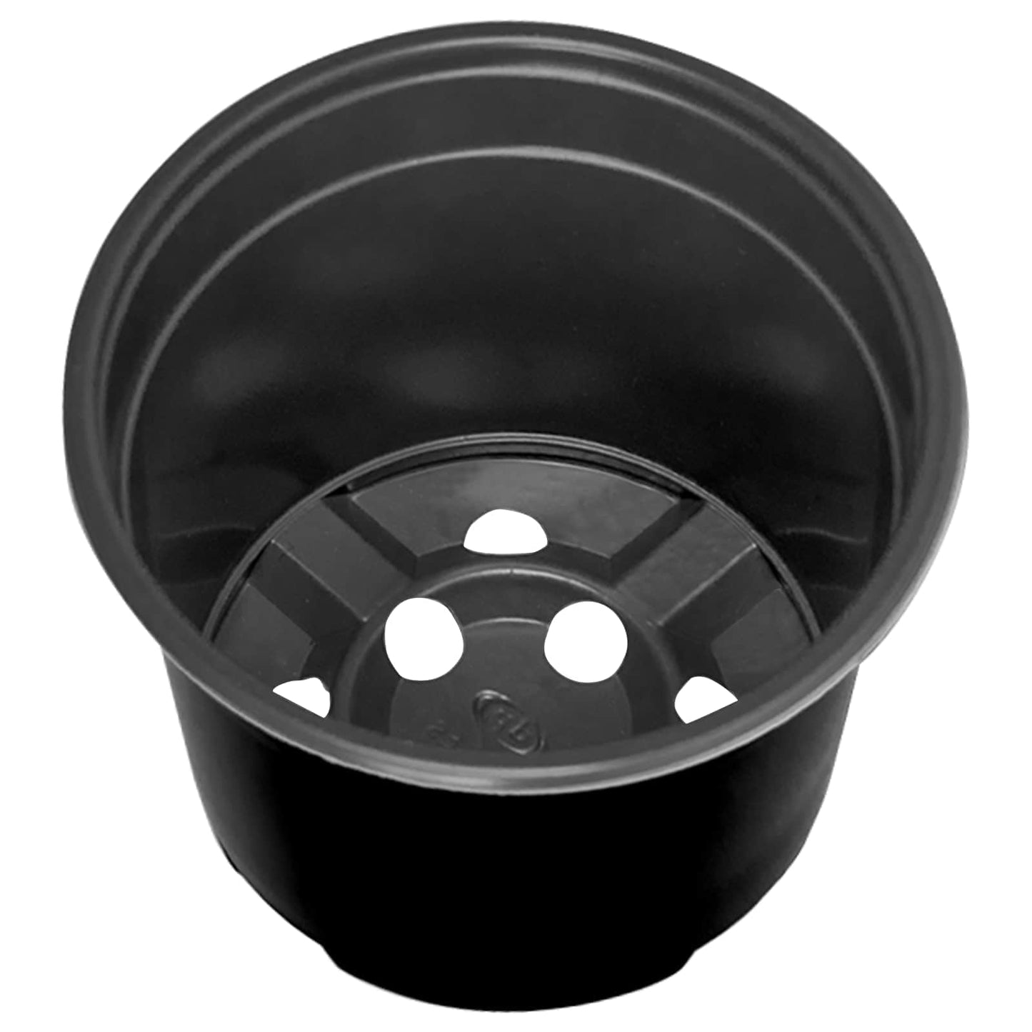 Vaso per Fiori 200 pcs Nero Ø 15 x 12.5 cm Plastica