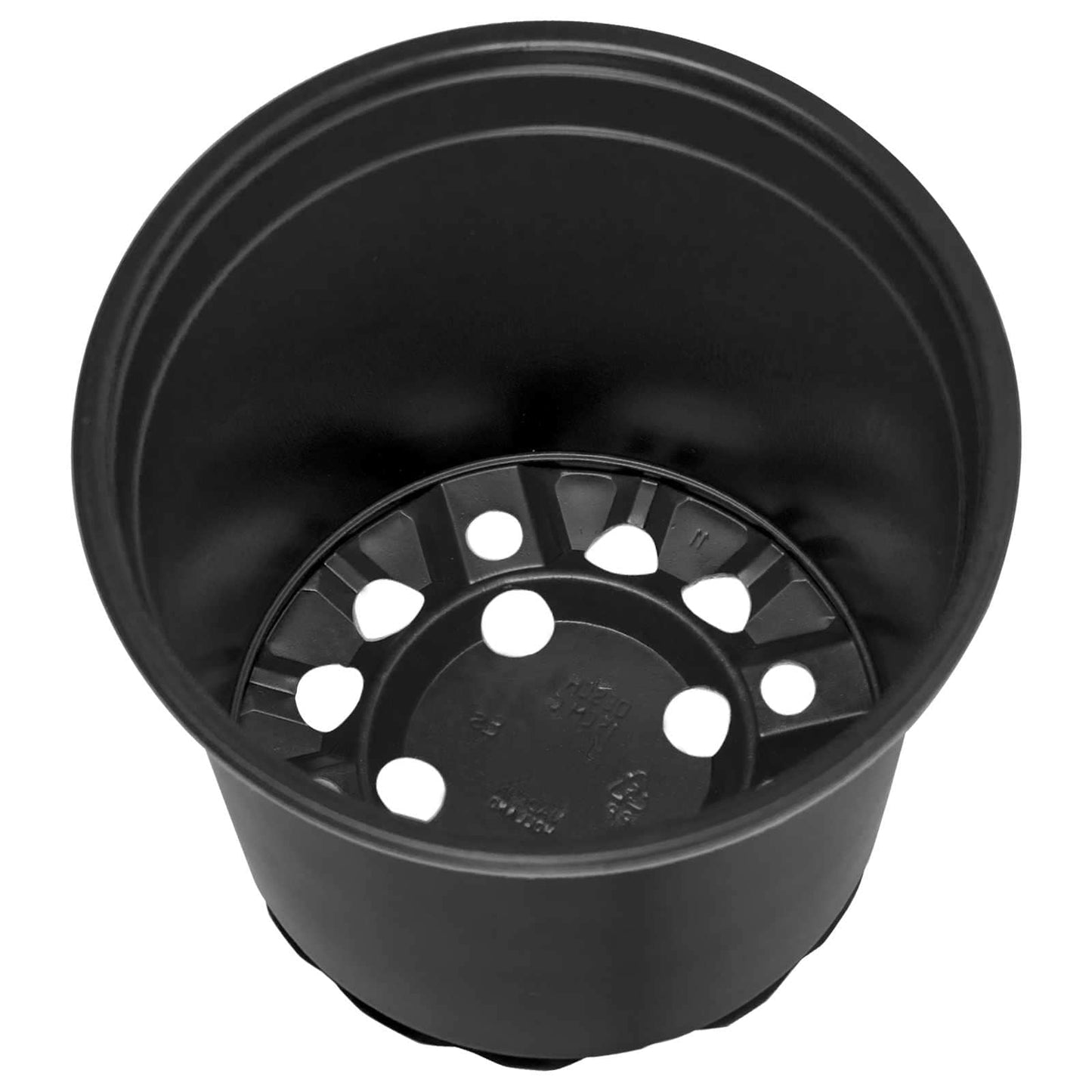 Vaso per Fiori 50 pcs Nero Ø 15 x 12.5 cm Plastica