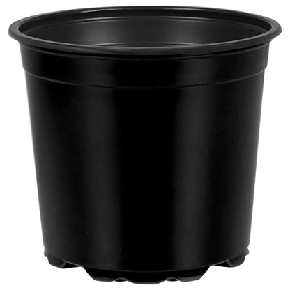 Vaso per Fiori 200 pcs Nero Ø 15 x 12.5 cm Plastica