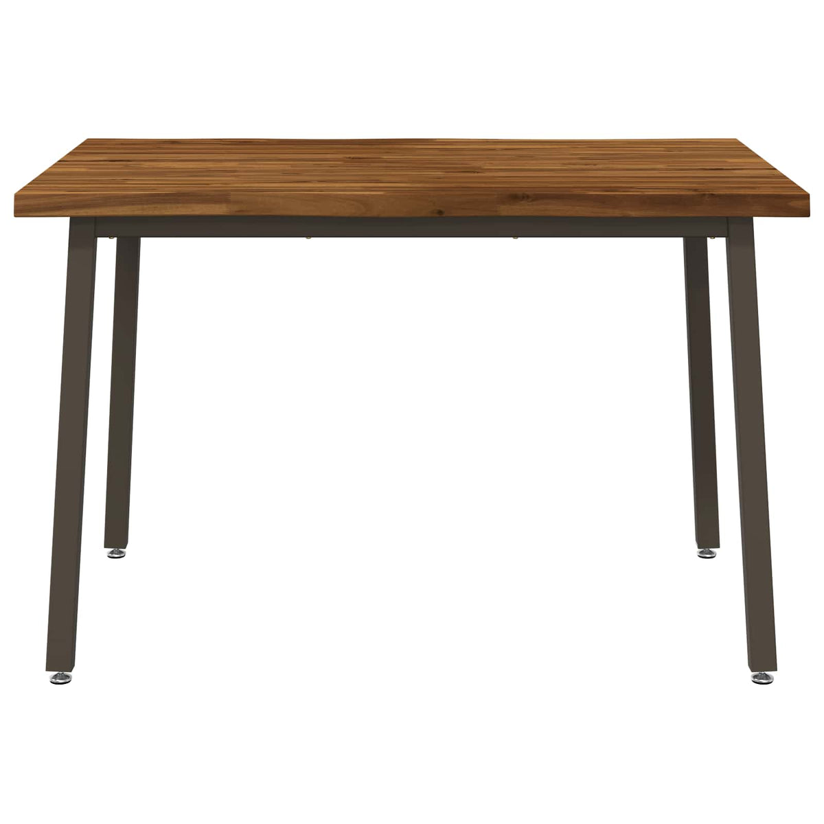 120 x 80 x 75 cm Legno di Acacia Massello Naturale e Caffè | homemem39