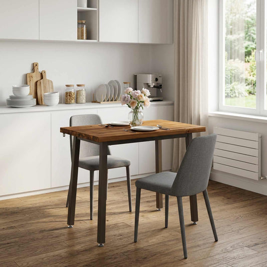 Tavolo da pranzo quadrato 110 x 55 x 75 cm