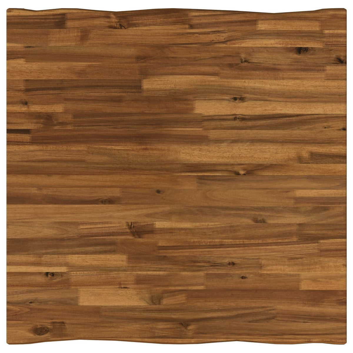 Tavolo da pranzo con bordo vivo 80 x 80 x 75 cm
