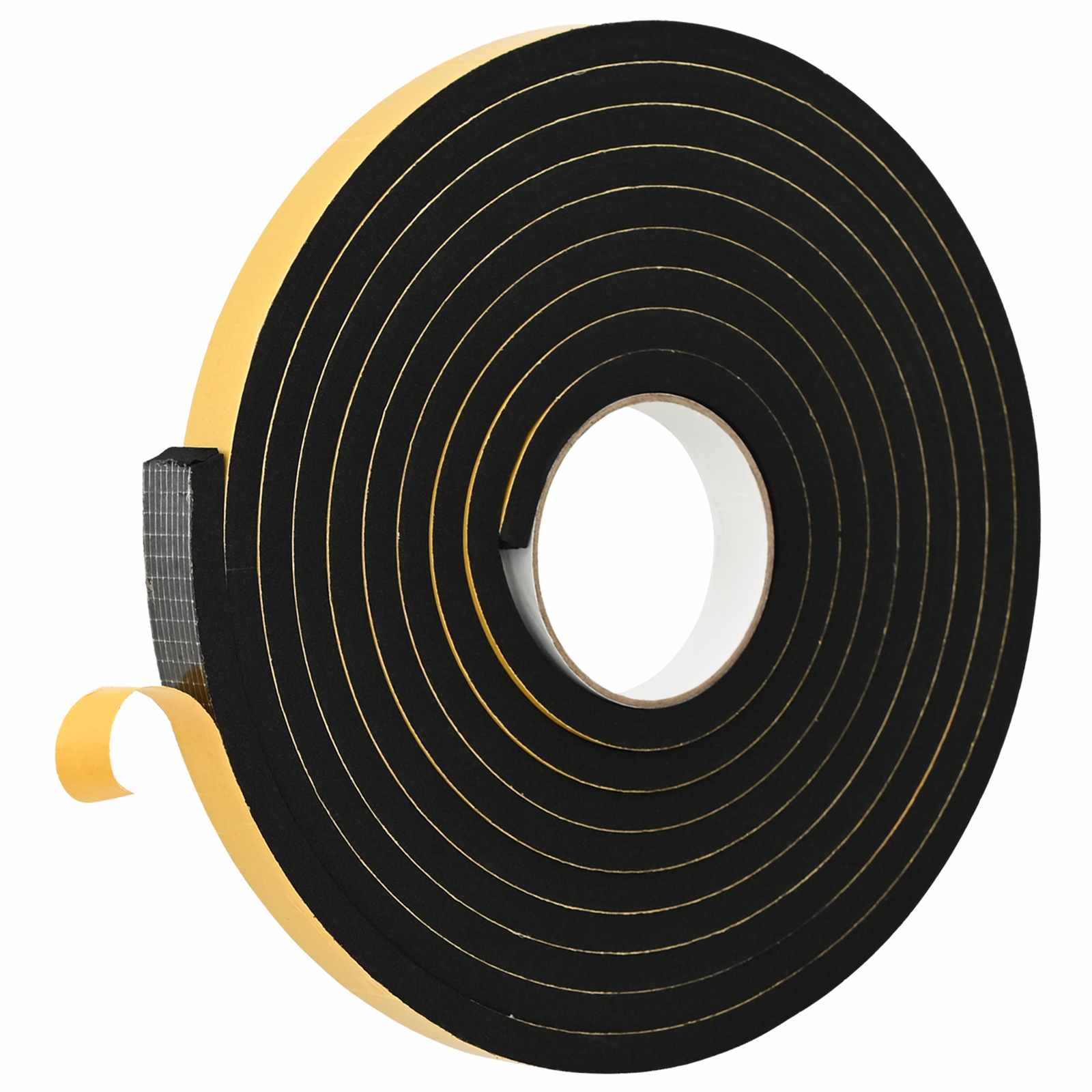 Nastro adesivo in schiuma 2 pcs Nero 15mm x 5m Schiuma CR | homemem39