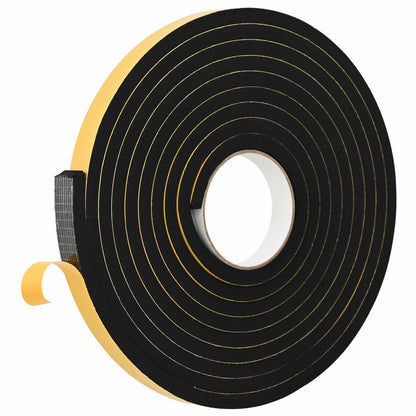 Nastro adesivo in schiuma 2 pcs Nero 15mm x 5m Schiuma CR | homemem39