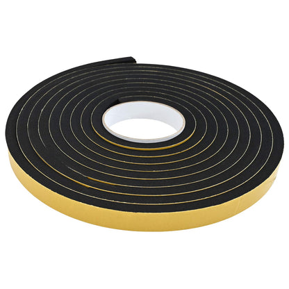 Nastro adesivo in schiuma 2 pcs Nero 15mm x 5m Schiuma CR | homemem39