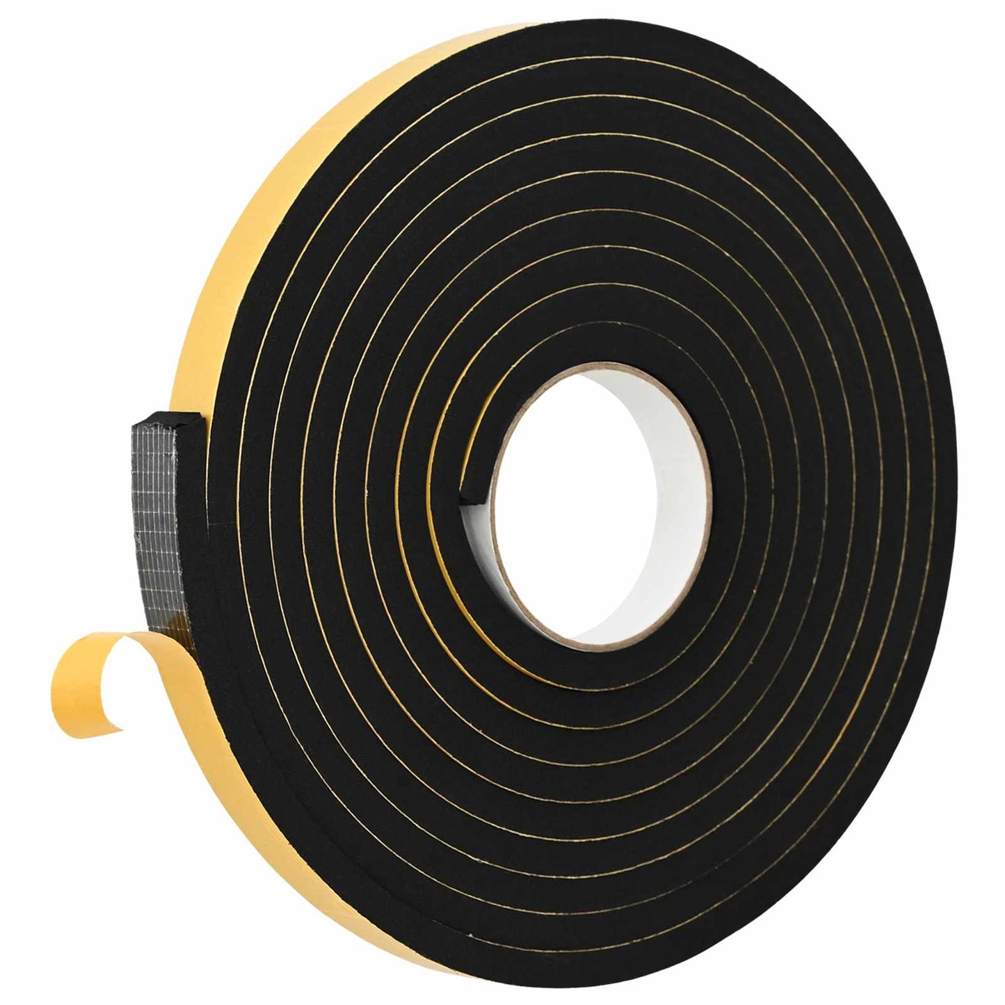 Nastro adesivo in schiuma 10 pcs Nero 15mm x 5m Schiuma CR | homemem39