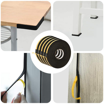 Nastro adesivo in schiuma 5 pcs Nero 20mm x 10m Schiuma CR