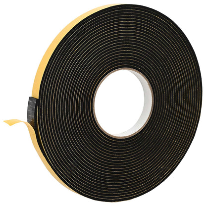 Nastro adesivo in schiuma 5 pcs Nero 20mm x 10m Schiuma CR | homemem39