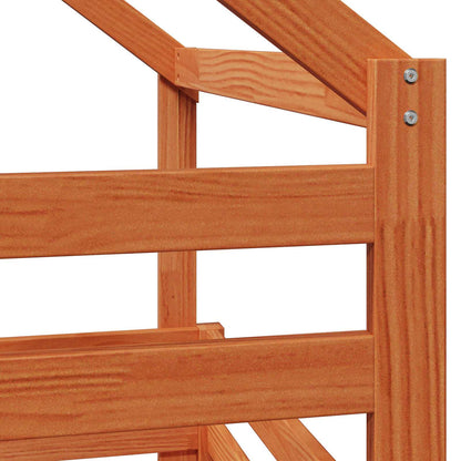 Struttura per letto soppalco Marrone Cera 90 x 190 cm | homemem39