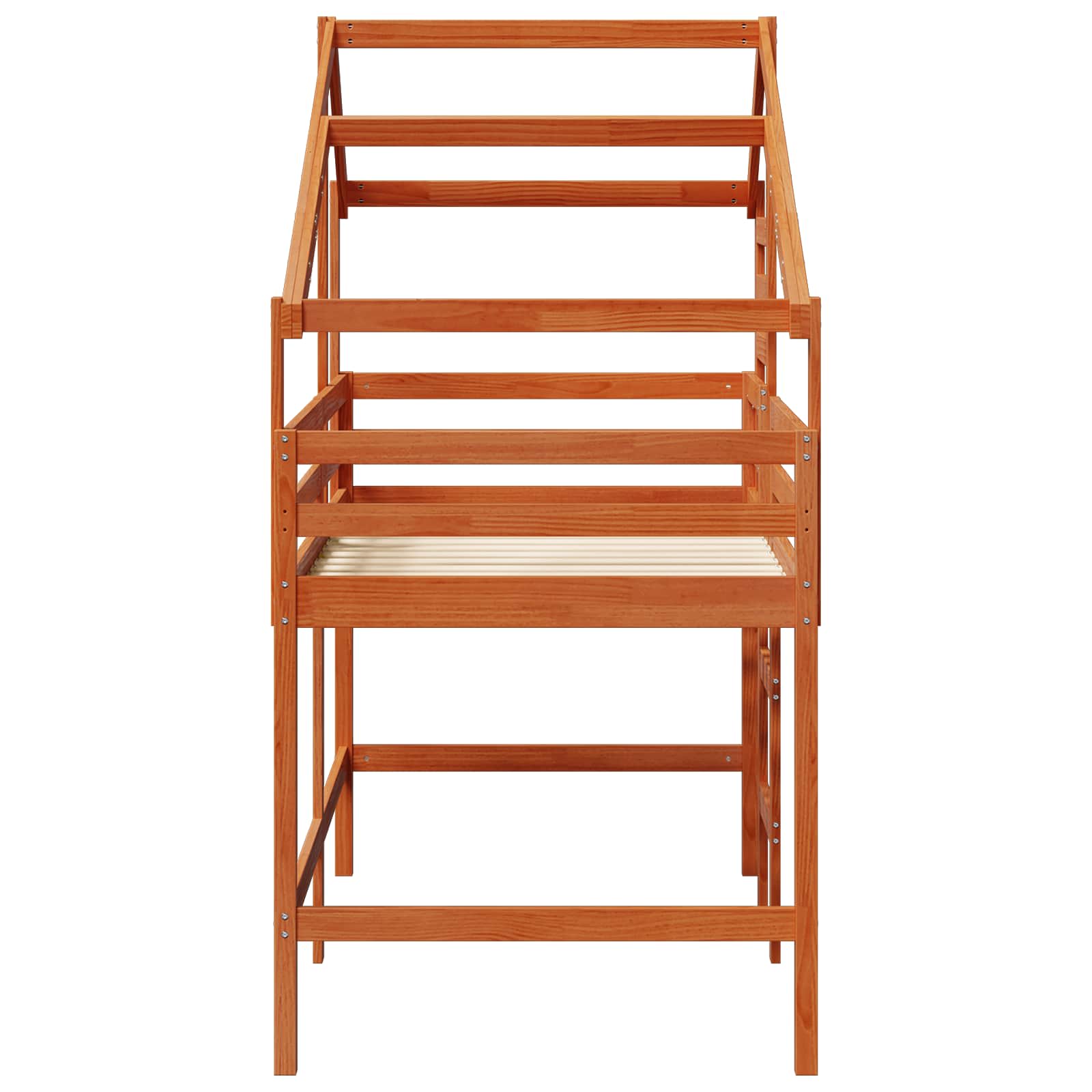 Struttura per letto soppalco Marrone Cera 90 x 190 cm | homemem39