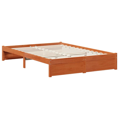Struttura del letto con cassetto Marrone cerato 140 x 200 cm | homemem39
