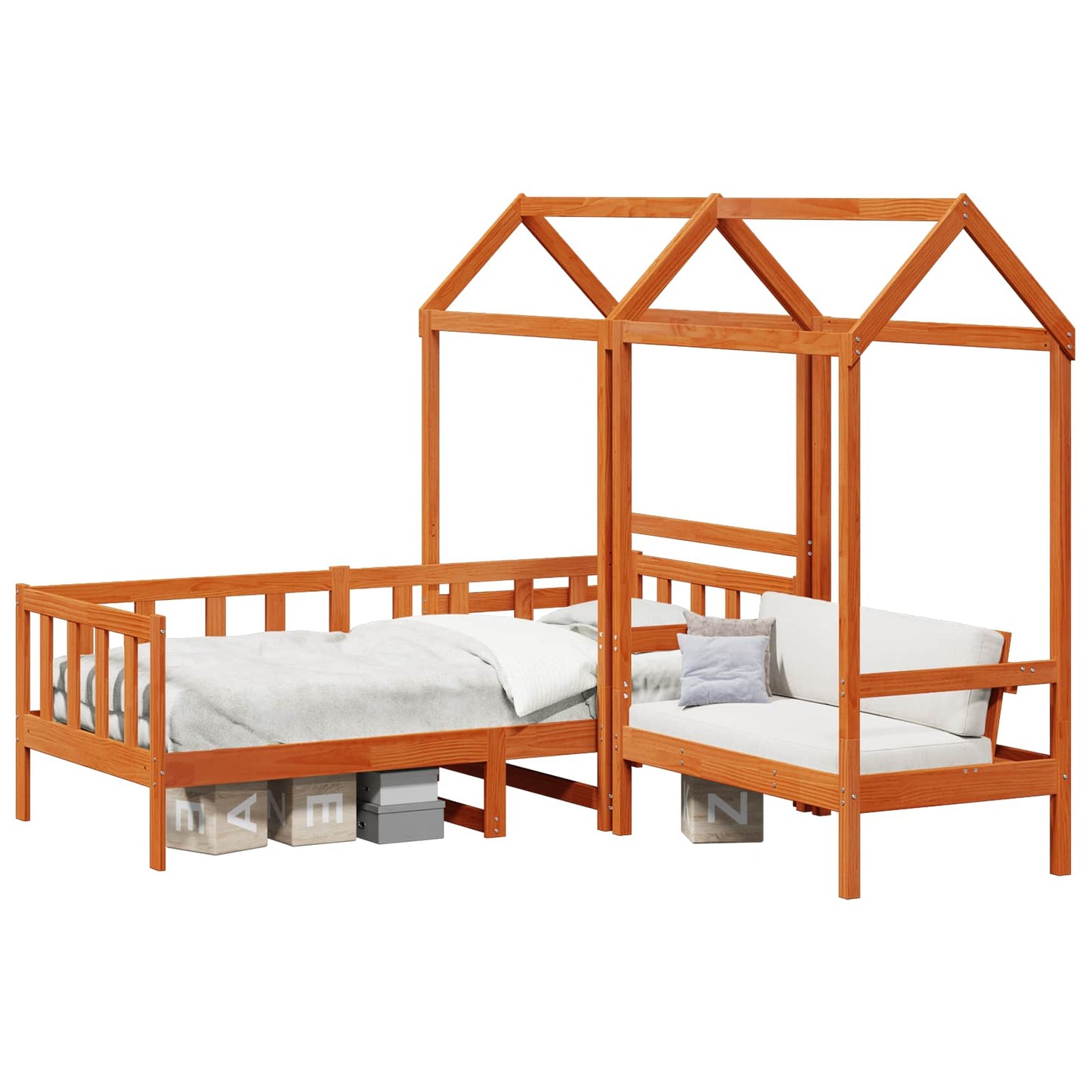 Set di Letto per il Giorno Marrone Cera 90 x 200 cm | homemem39