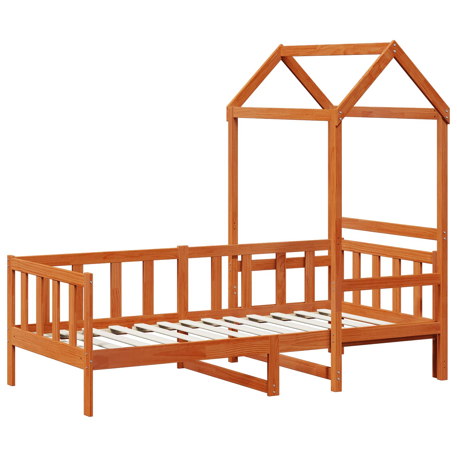 Set di Letto per il Giorno 2 pcs Marrone cerato Pino massello | homemem39