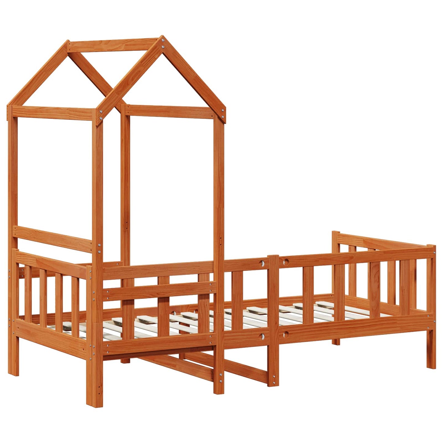 Set di Letto per il Giorno 2 pcs Marrone cerato Pino massello | homemem39
