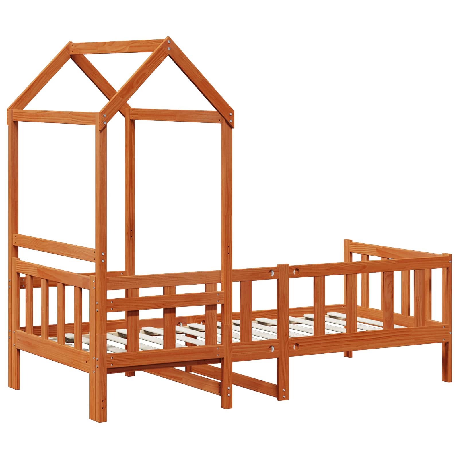Set di Letto per il Giorno 2 pcs Marrone cerato Pino massello | homemem39