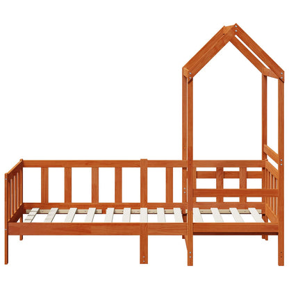 Set di Letto per il Giorno 2 pcs Marrone cerato Pino massello | homemem39