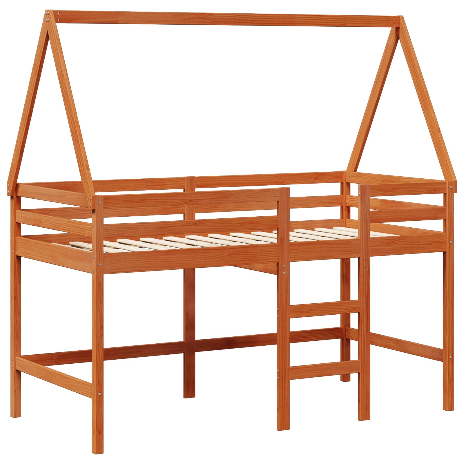 Struttura per letto soppalco Marrone Cera 90 x 190 cm | homemem39