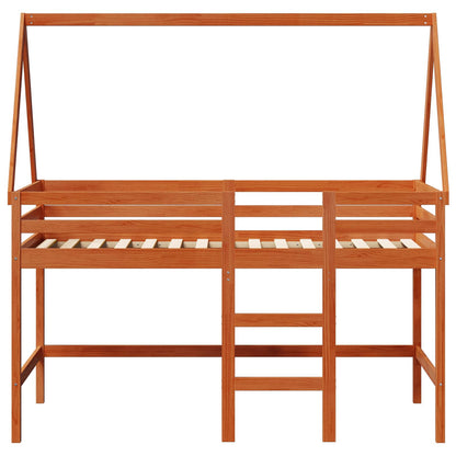 Struttura per letto soppalco Marrone Cera 90 x 190 cm | homemem39