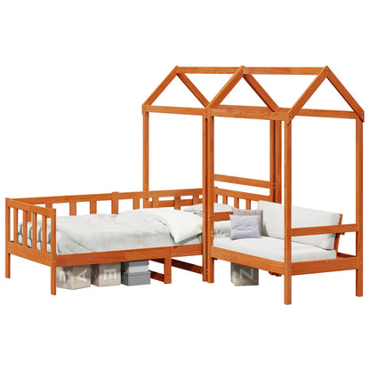 Set di Letto per il Giorno 3 pcs Marrone Cera | homemem39