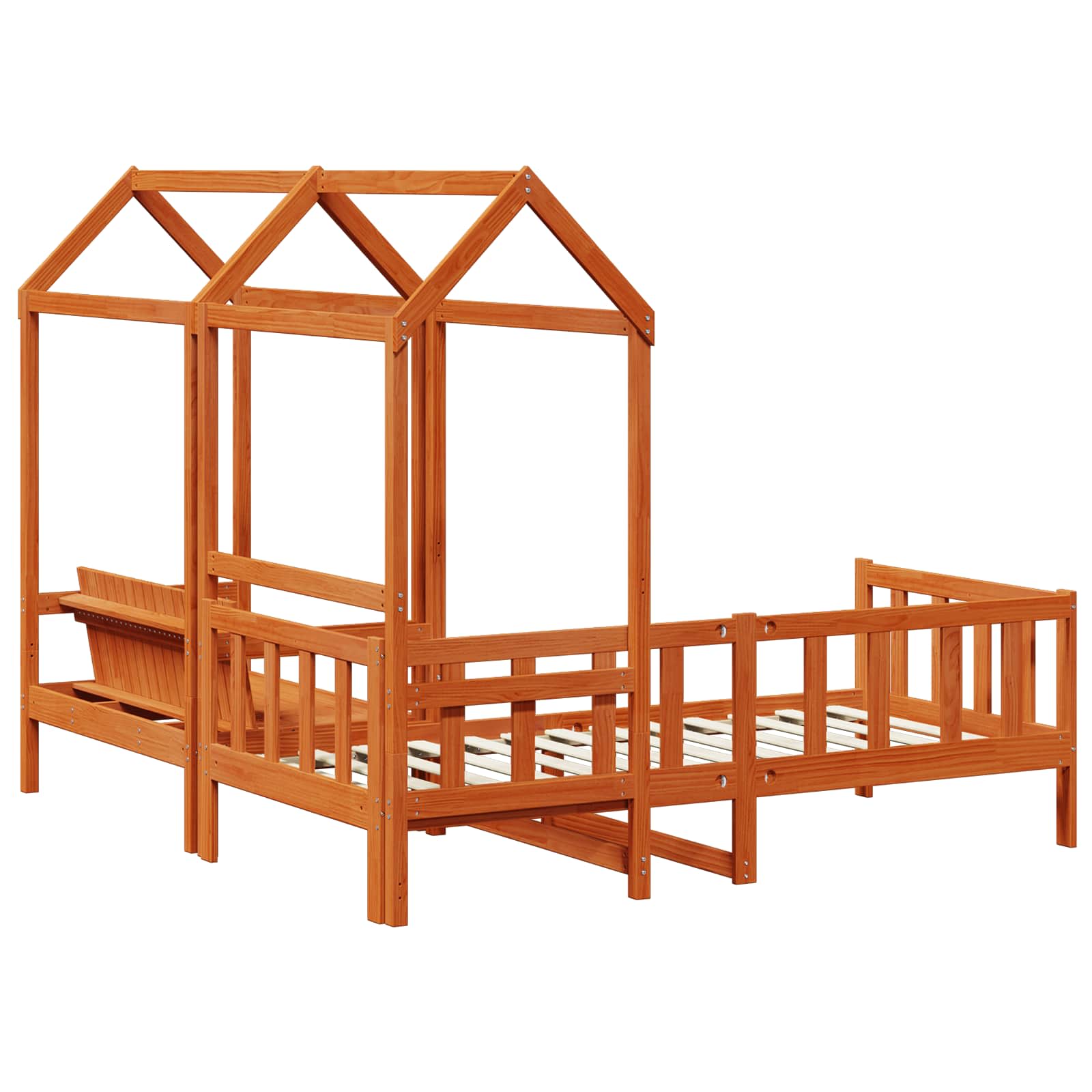 Set di Letto per il Giorno 3 pcs Marrone Cera | homemem39