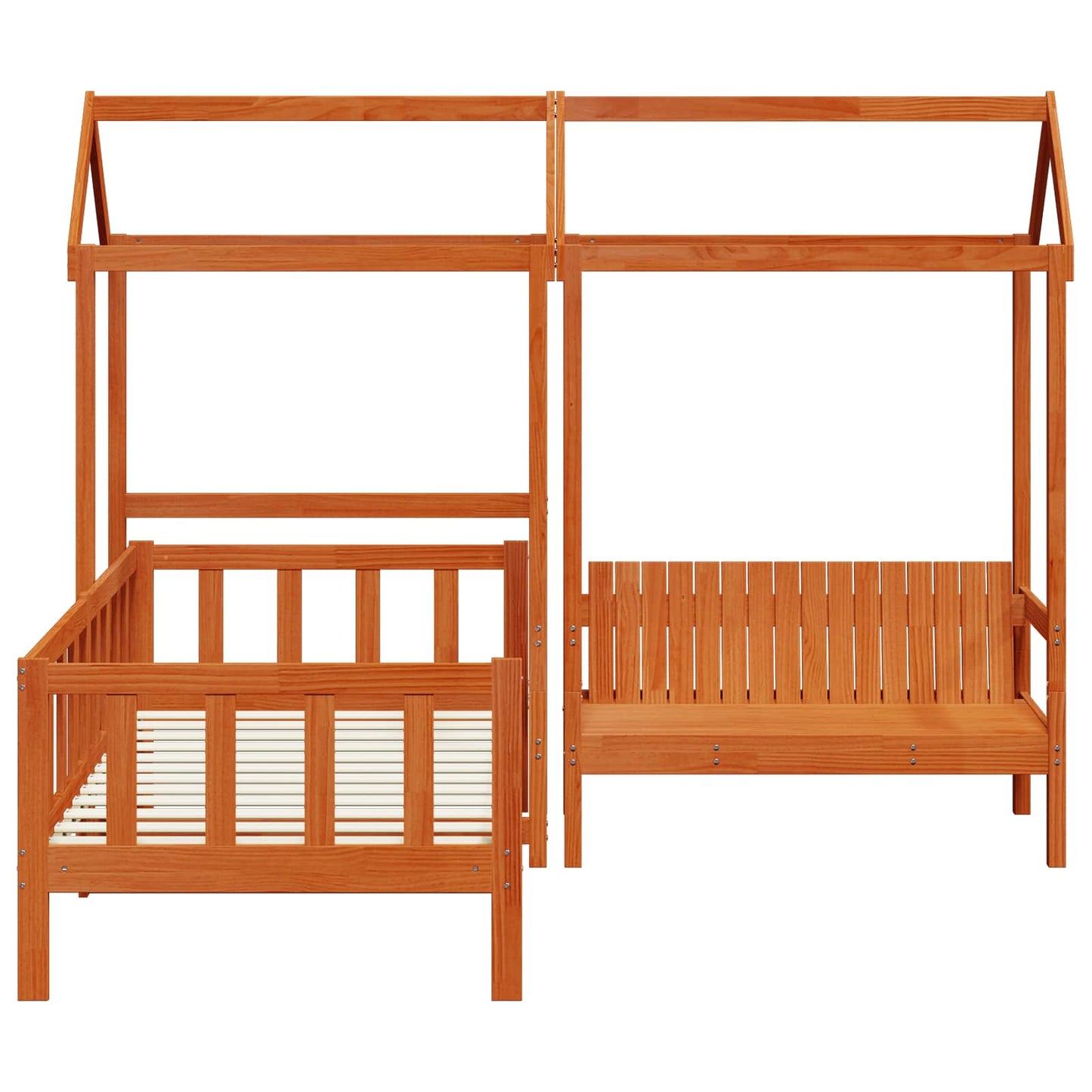 Set di Letto per il Giorno 3 pcs Marrone Cera | homemem39