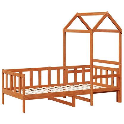 Set di Letto per il Giorno 2 pcs Marrone cerato Pino massello | homemem39