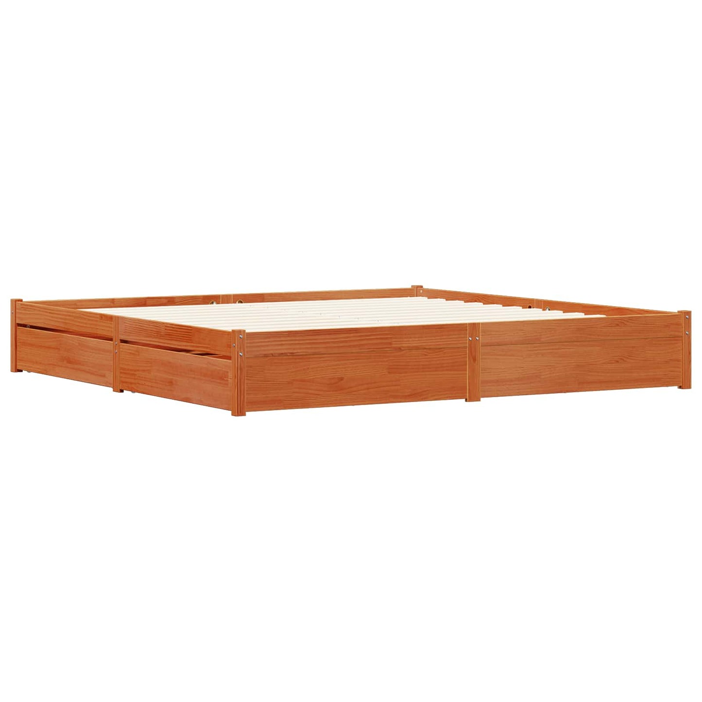 Struttura del letto con cassetto Marrone cerato 180 x 200 cm | homemem39