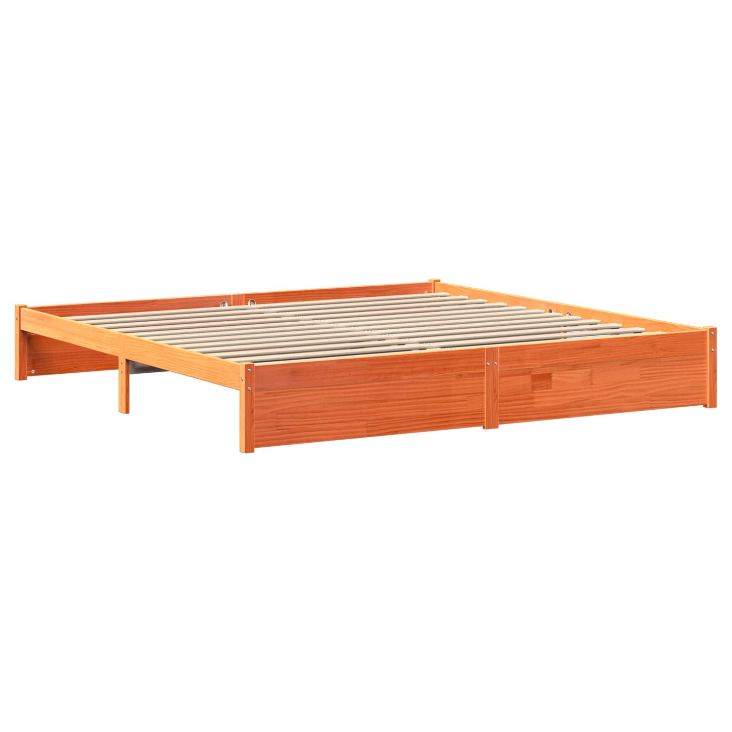 Struttura del letto con testiera contenitore con testiera 2 pcs | homemem39