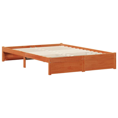 Struttura del letto con testiera Marrone cerato 140 x 200 cm | homemem39