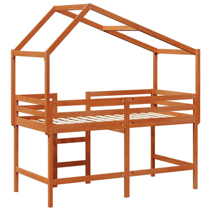 Struttura per letto soppalco Marrone Cera 90 x 190 cm | homemem39