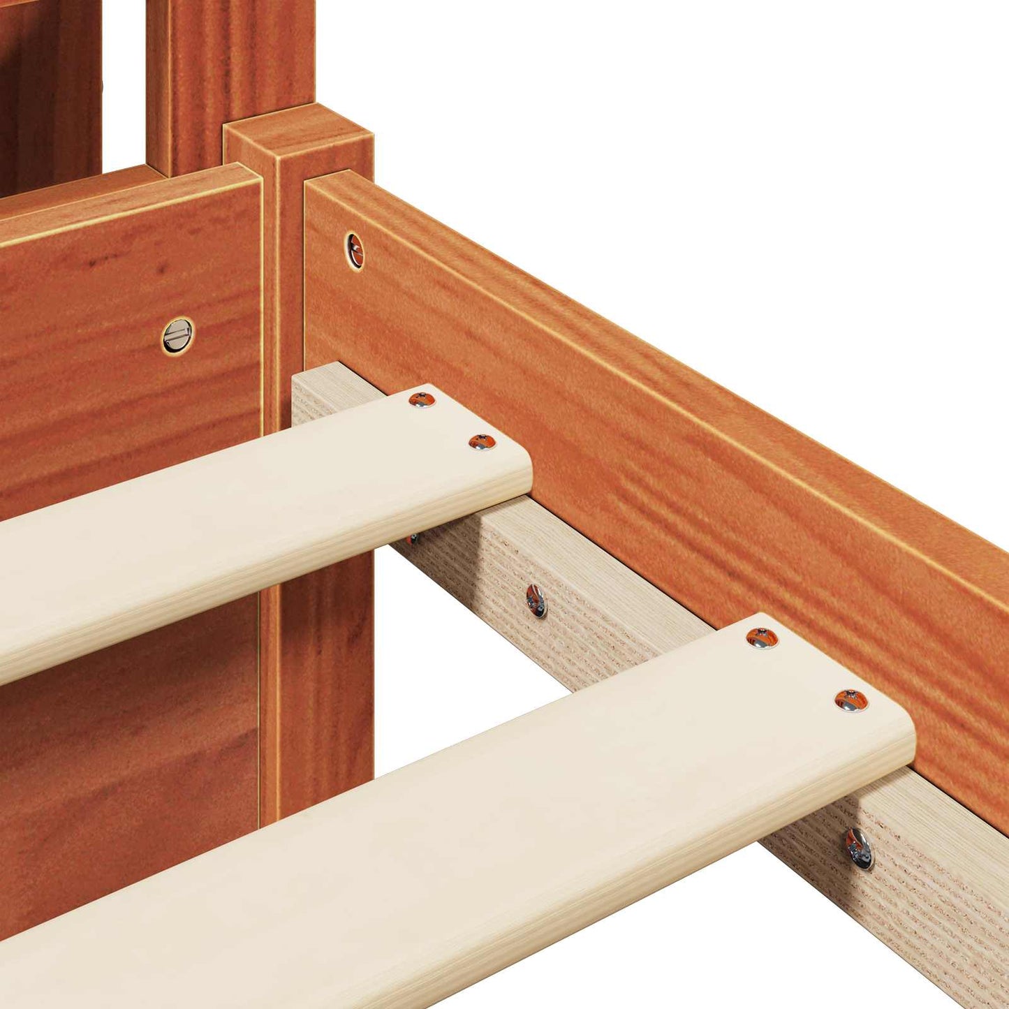 Struttura del letto con testiera Marrone cerato 150 x 200 cm