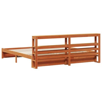 Struttura del letto con testiera Marrone cerato 180 x 200 cm | homemem39