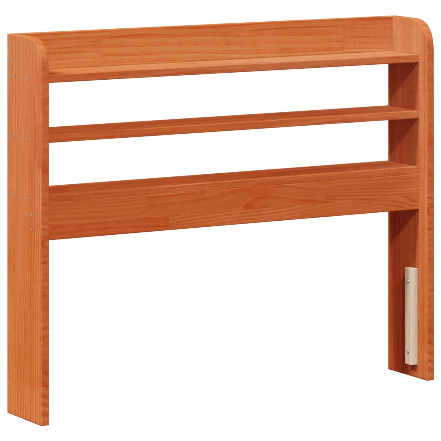 Struttura del letto 2 pcs Marrone cerato Legno di Pino Massello | homemem39