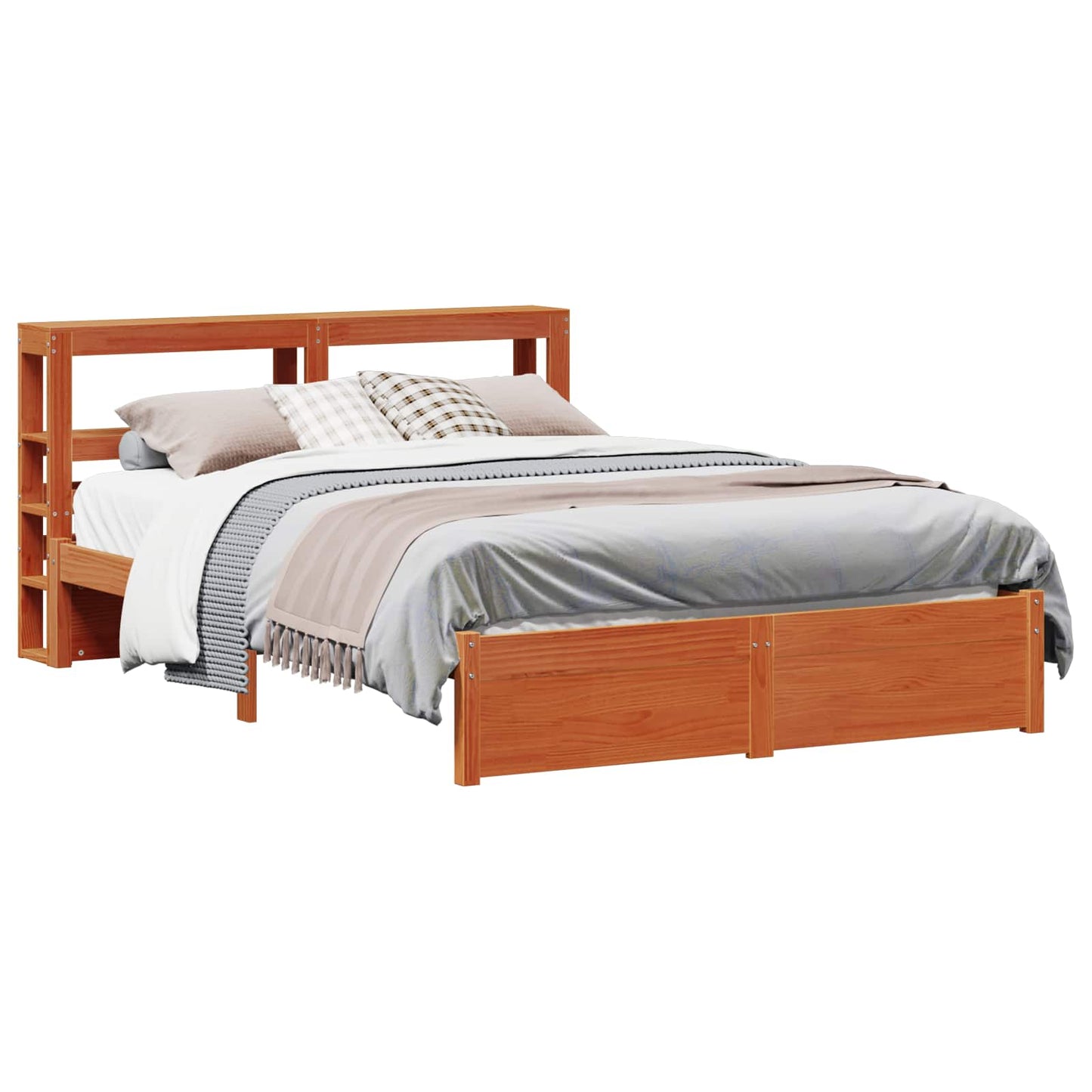 Struttura del letto con testiera Marrone cerato 160 x 200 cm | homemem39
