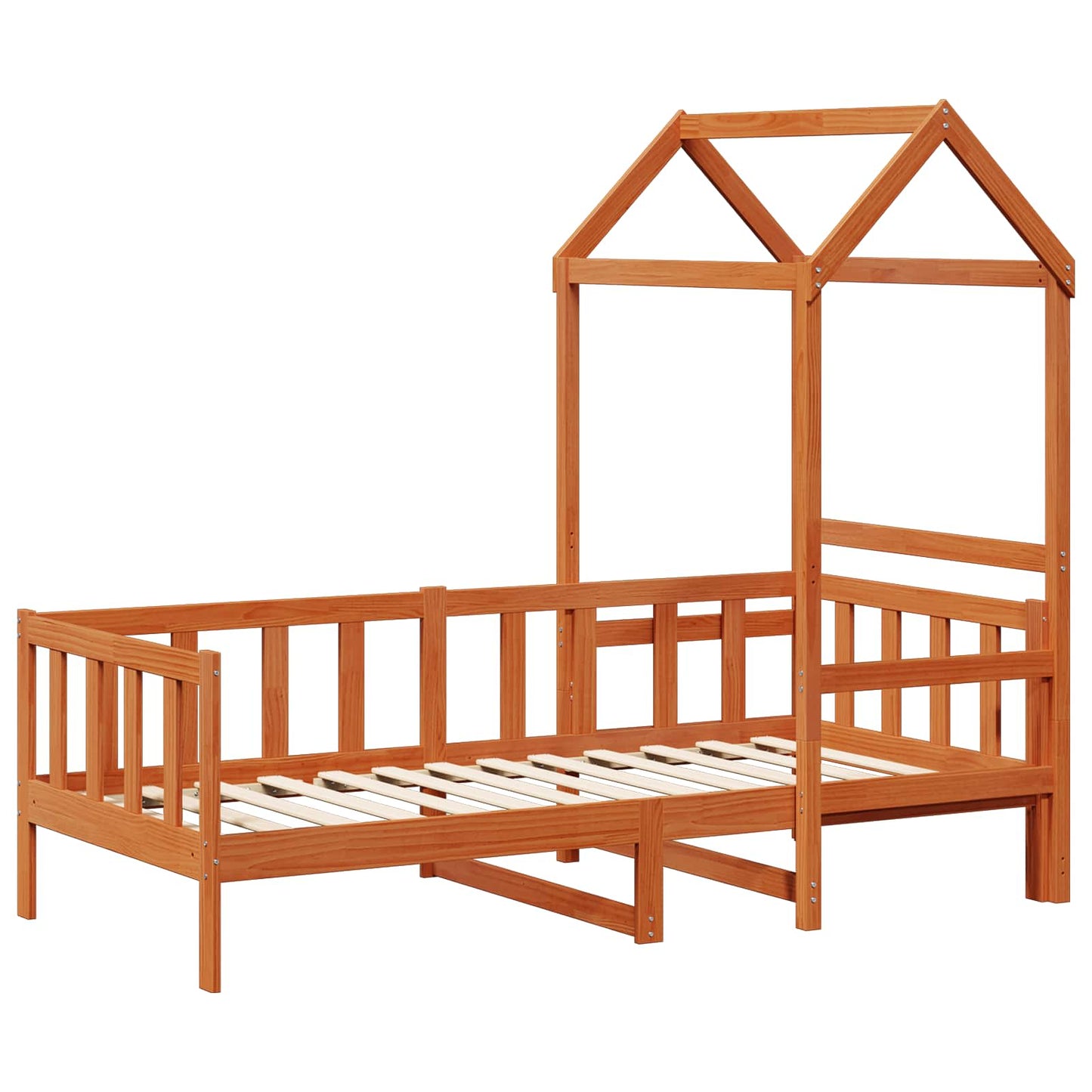Set di Letto per il Giorno 2 pcs Marrone cerato Pino massello | homemem39