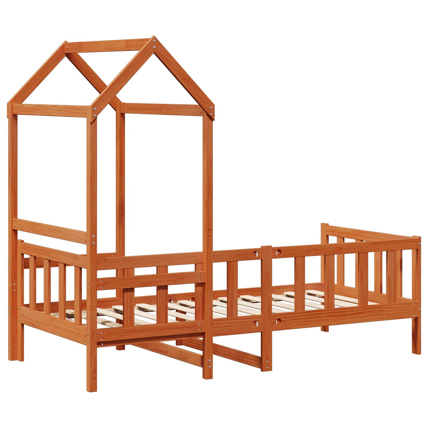Set di Letto per il Giorno 2 pcs Marrone cerato Pino massello | homemem39