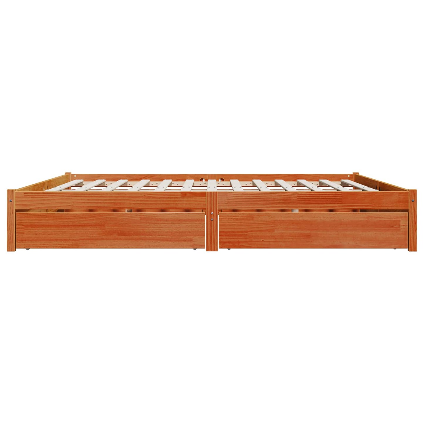 Struttura del letto con cassetto Marrone cerato 200 x 200 cm | homemem39
