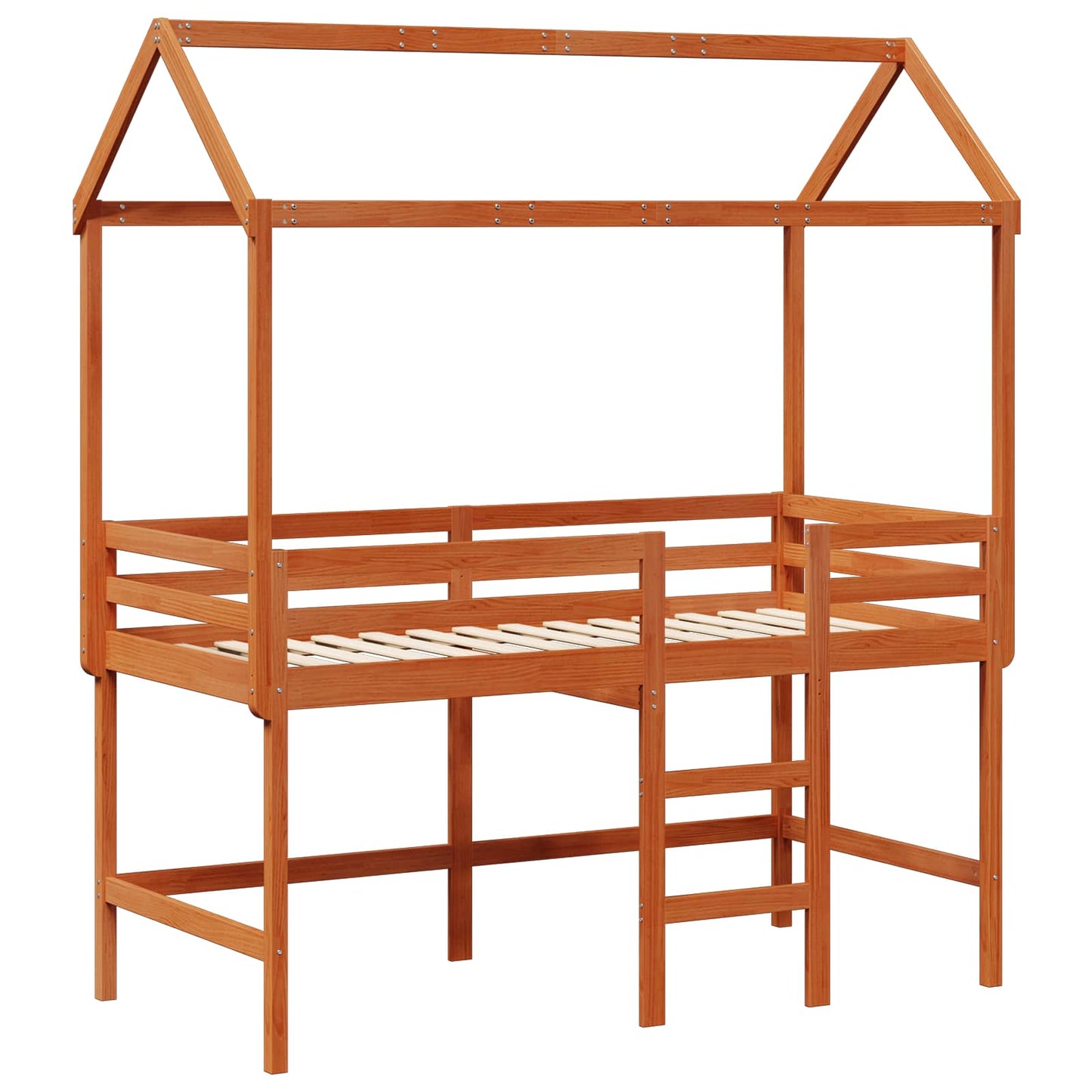 Struttura per letto soppalco Marrone Cera 90 x 190 cm | homemem39