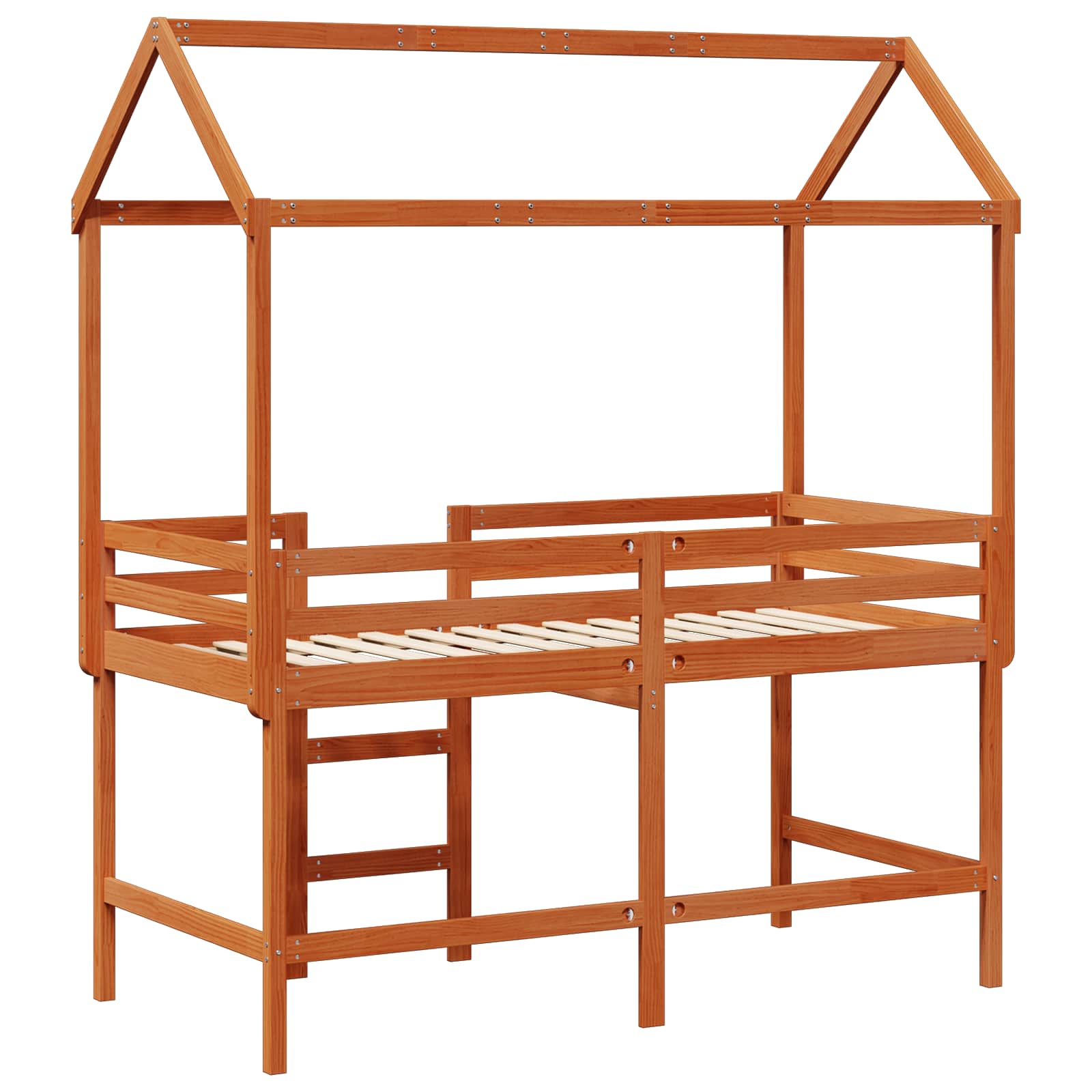 Struttura per letto soppalco Marrone Cera 90 x 190 cm | homemem39