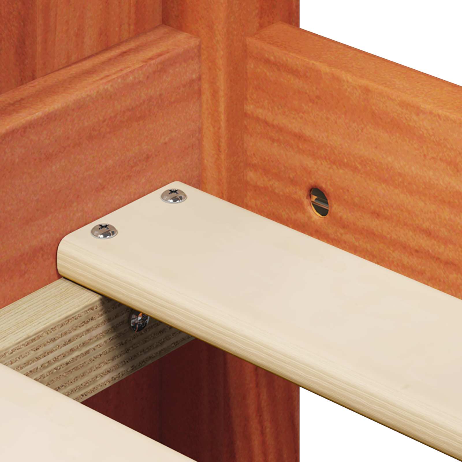 Struttura per letto soppalco Marrone Cera 90 x 190 cm | homemem39