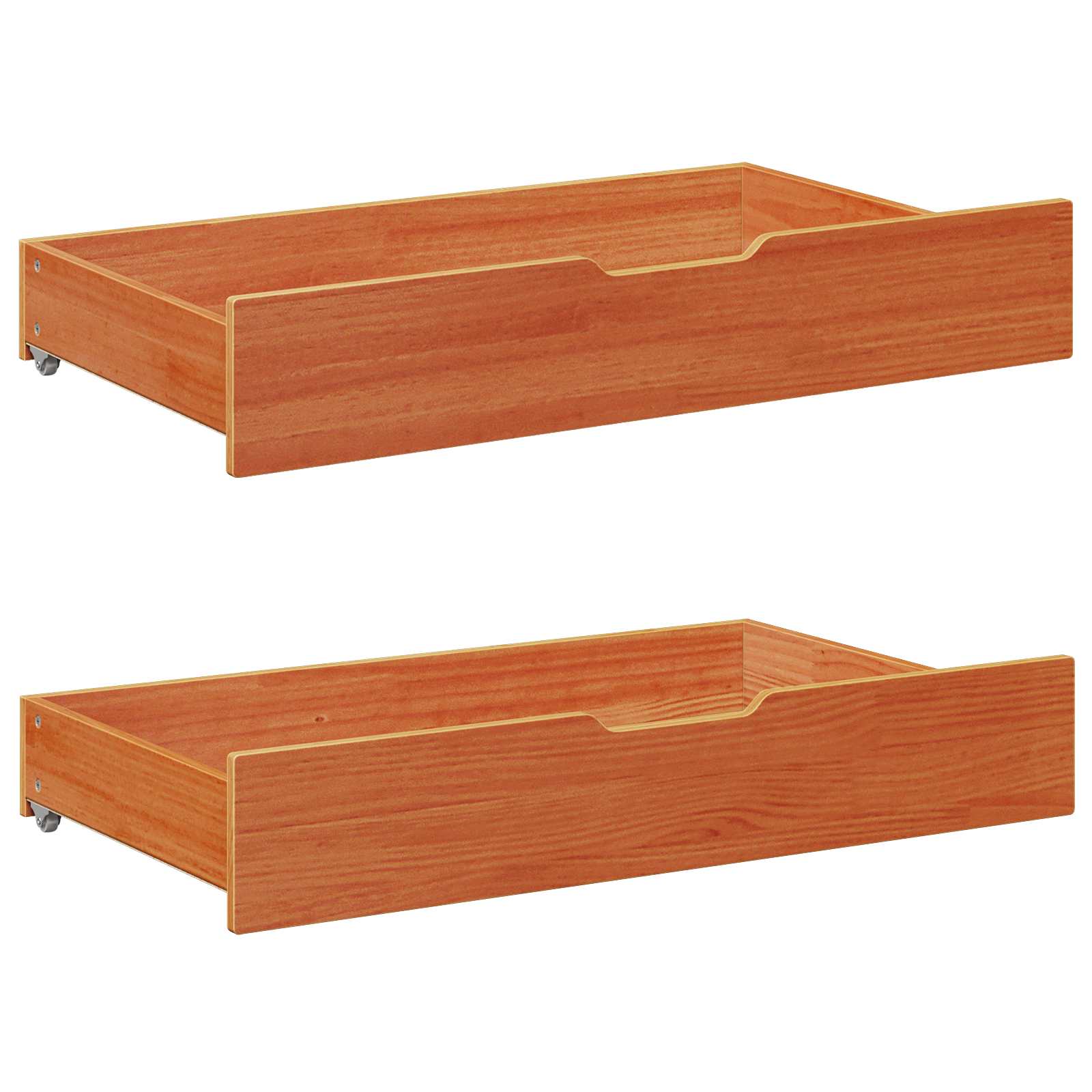 Daybed con cassetto 3 pcs Marrone cerato Legno di Pino Massello | homemem39