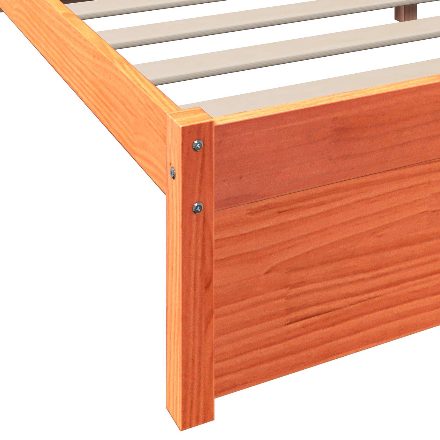 Letto Libreria con testiera 2 pcs Marrone cerato 200 x 140 cm | homemem39