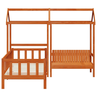 Set di Letto per il Giorno 3 pcs Marrone Cera | homemem39