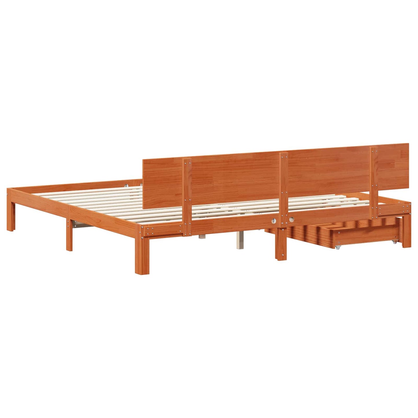 Struttura del letto con testiera Marrone cerato 180 x 200 cm | homemem39