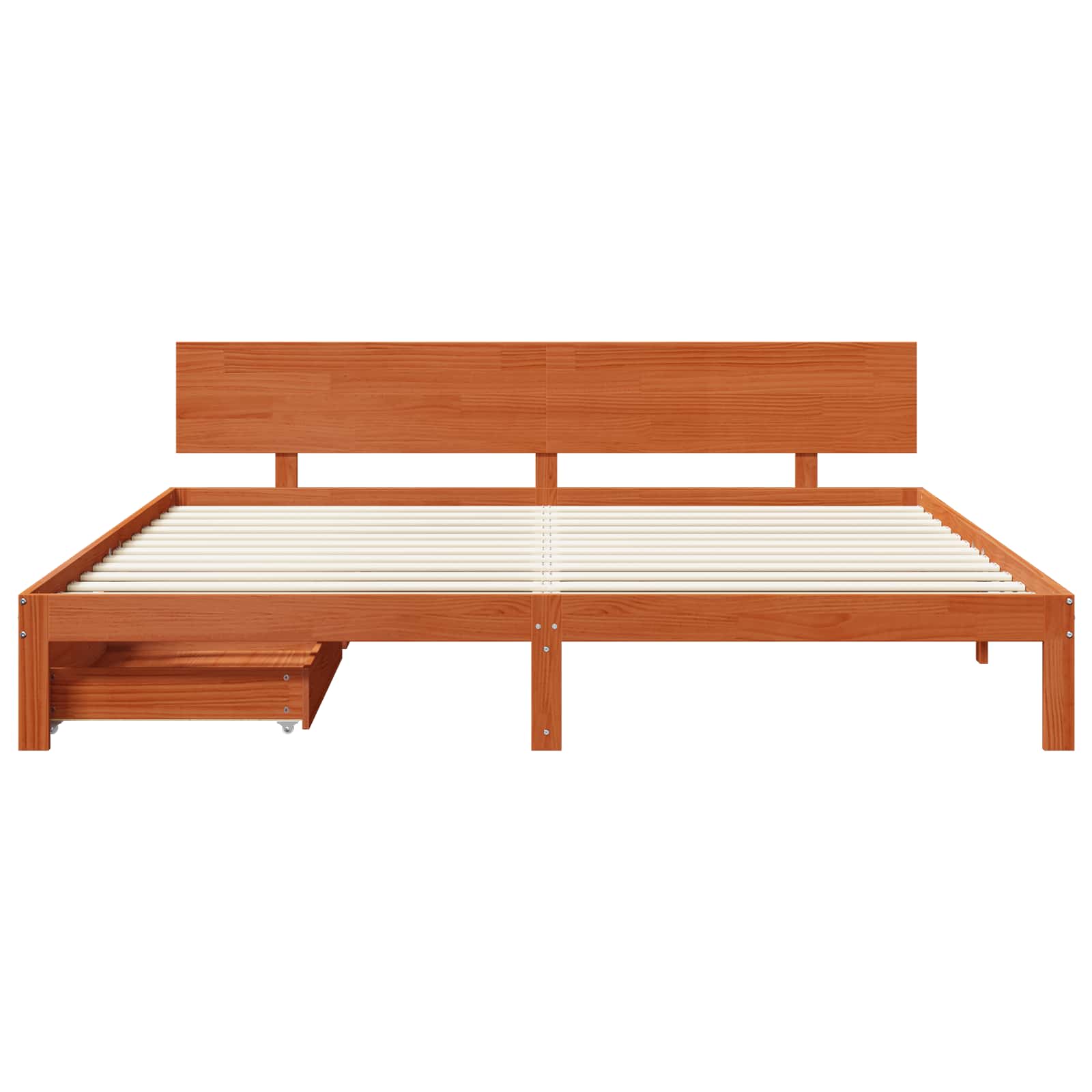 Struttura del letto con testiera Marrone cerato 180 x 200 cm | homemem39