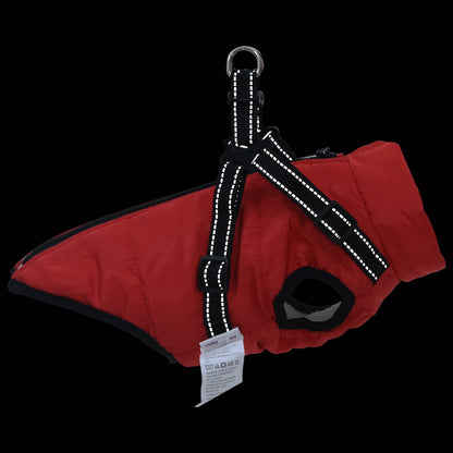 Cappotto per Cani Rosso L32 Pile e Poliestere | homemem39