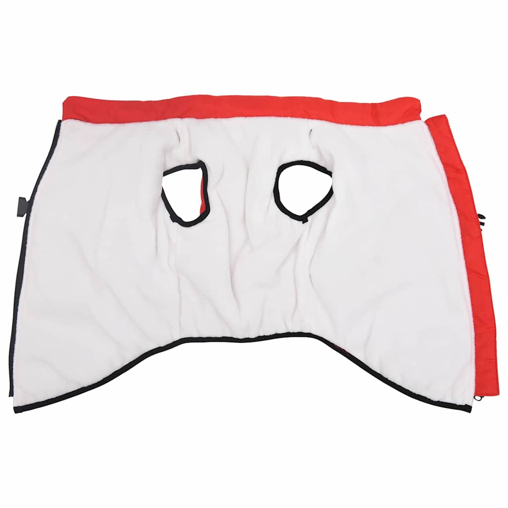 Cappotto per Cani con imbracatura Rosso 4XL Pile e Poliestere