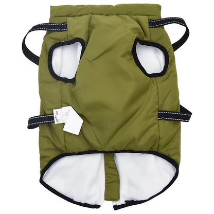Cappotto per Cani Verde militare 5XL Pile e Poliestere