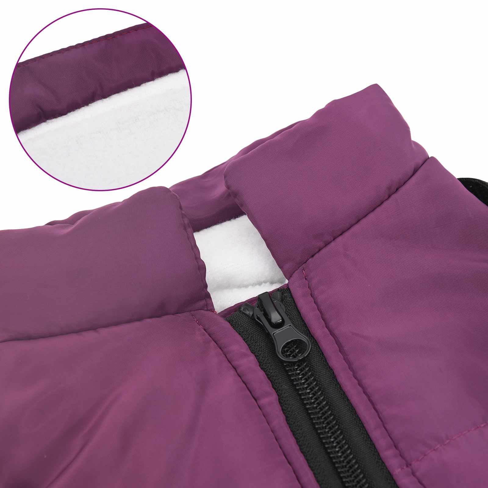 Cappotto per Cani Viola L32 Pile e Poliestere | homemem39
